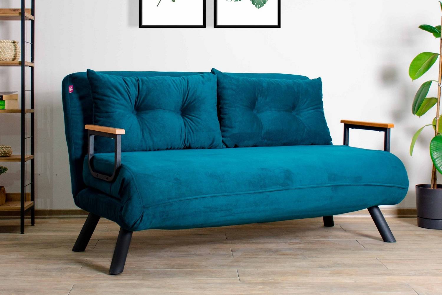 Design összecsukható kanapé Hilarius 133 cm kerozin