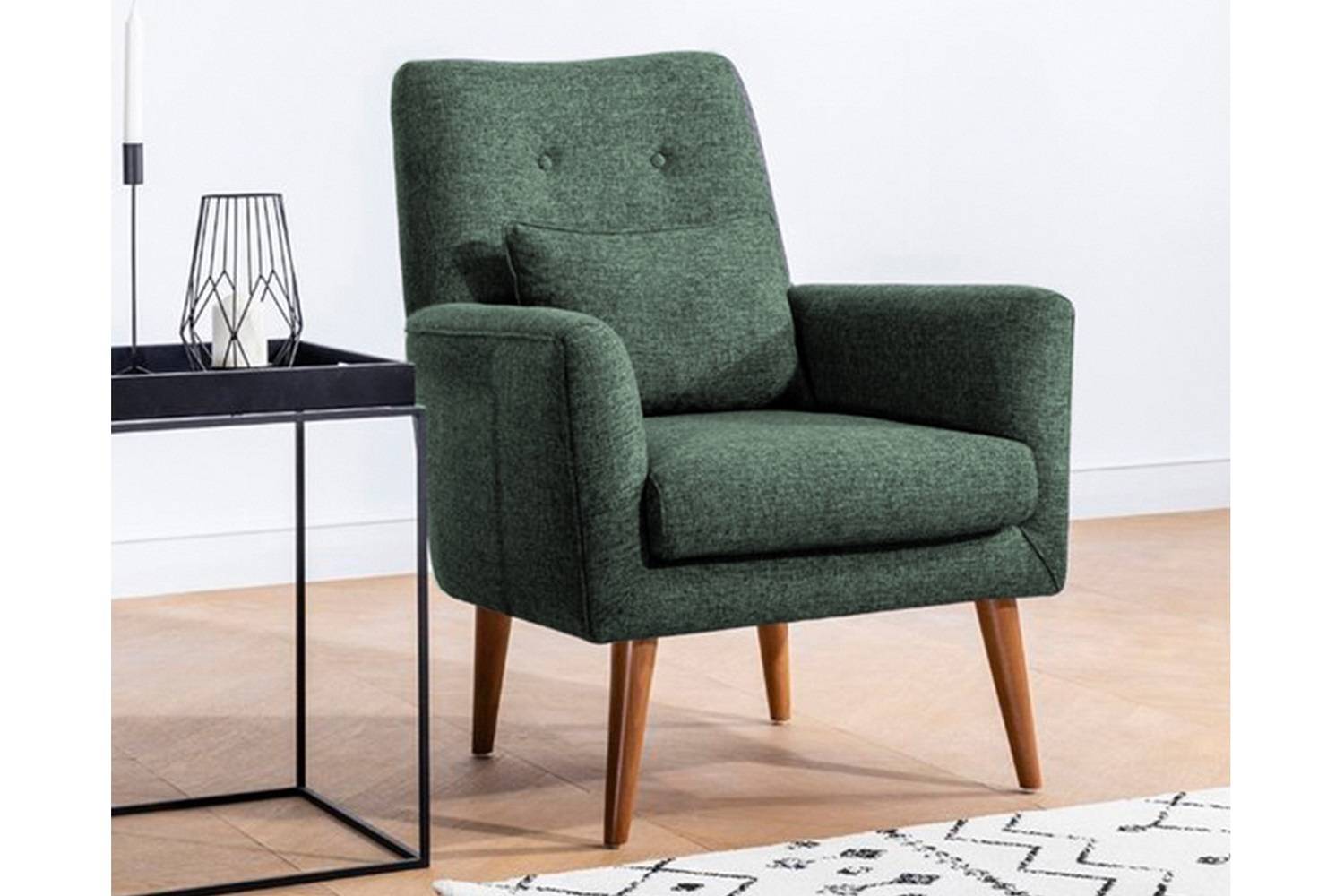 Design fotel Saleema zöld