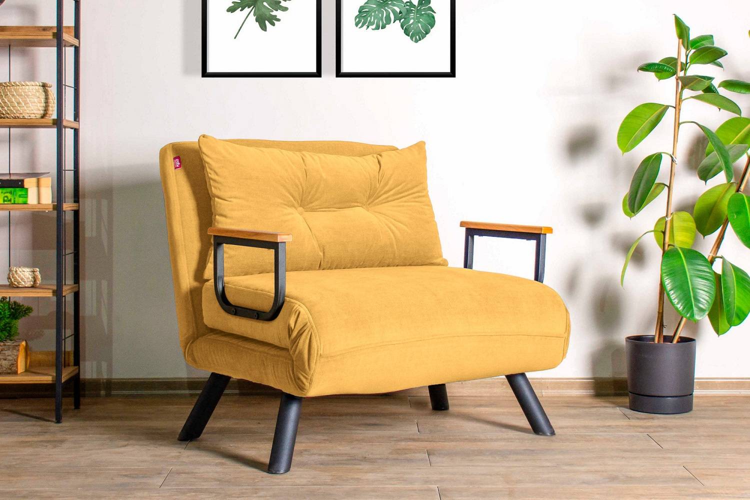 Design összecsukható szék Hilarius mustár