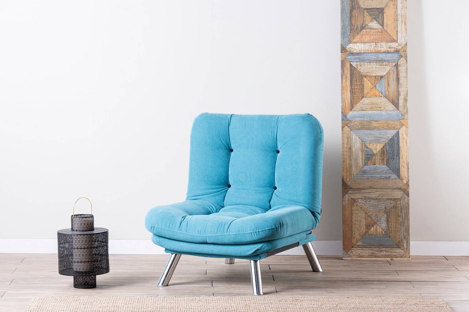 Design összecsukható fotel Sabelle türkiz
