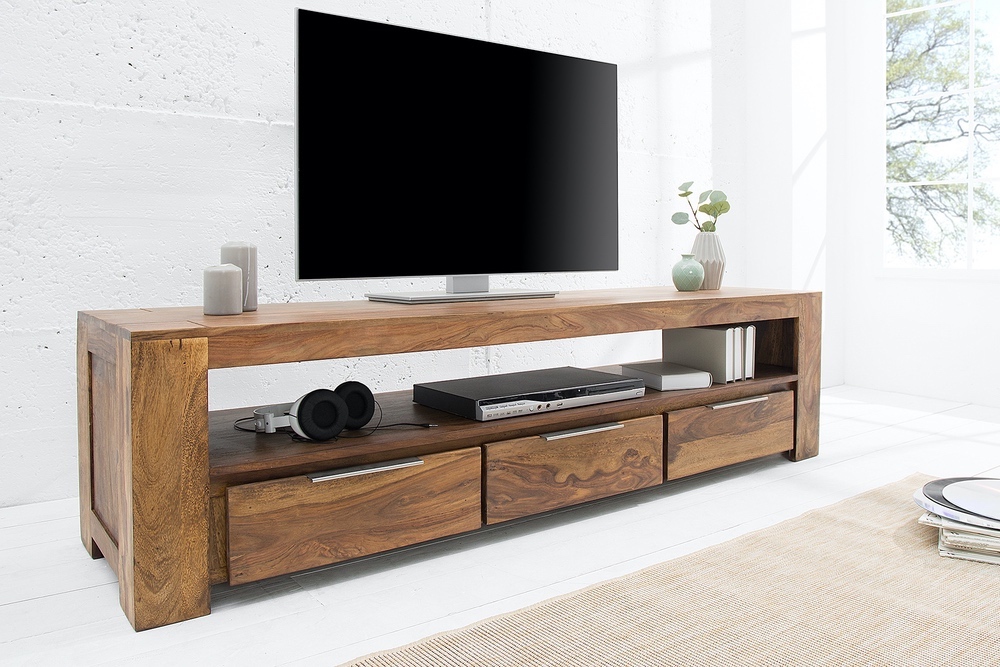 Luxus TV asztal Timber masszív 170 cm