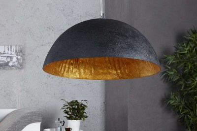Stílusos lámpa Glimer 50 cm fekete - arany