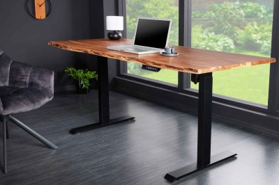 Állítható magasságú íróasztal Massive 140 cm akác