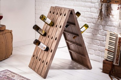 Borospalack tartó állvány Winebar 91 cm natúr