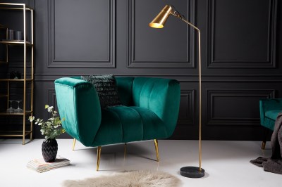 Design állólámpa Leoma 143 cm arany