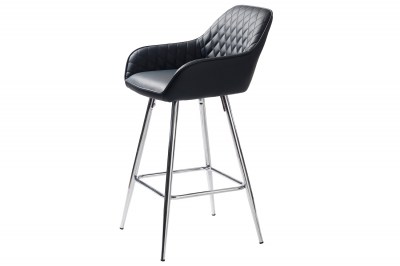 Design bárszék Dana fekete műbőr