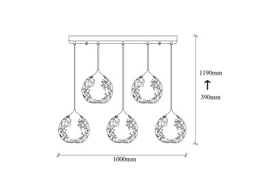 design-csillar-felicity-100-cm-fekete-4