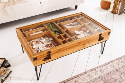 Design dohányzóasztal Eisley I 100 cm fenyő