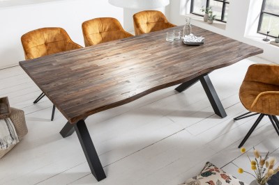 Design étkezőasztal Evolution 160 cm barna / akác