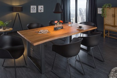 Design étkezőasztal Massive 160 cm asztallap 35 mm akác
