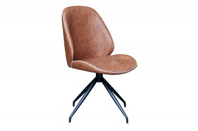 Design forgószék Laqueta vintage barna