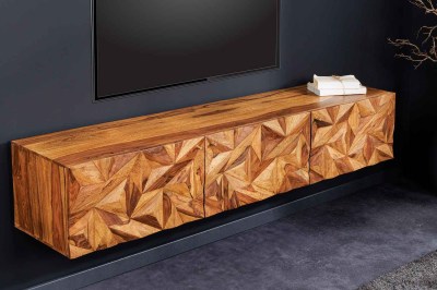 Design függő TV asztal Halia 160 cm Sheesham