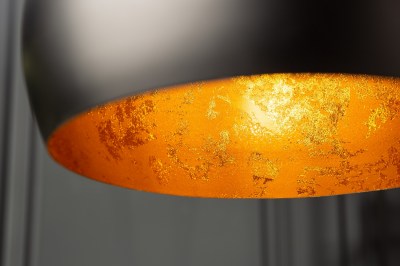 design-fuggolampa-colt-30-cm-arany-levelek-fekete-2