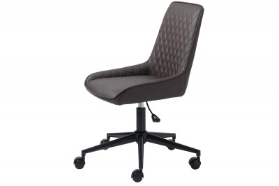 Design irodai szék Dana sötétbarna műbőr