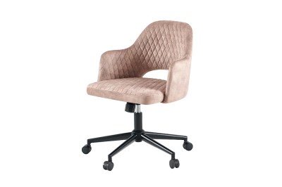 Design irodai szék Laney szürke-bézs bársony