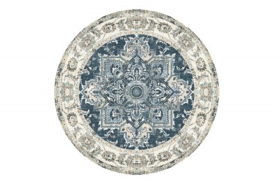 Design kerek szőnyeg Maile 200 cm kék