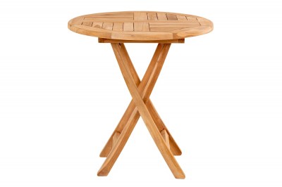 Design kerti kerek asztal Mekhi 70 cm teak