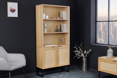 Design magas komód Pacari 168 cm tölgy