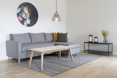 Design sarok ülőgarnitúra Magdala világosszürke