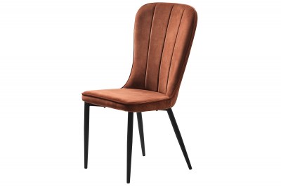 Design szék Kendall rozsda bársony