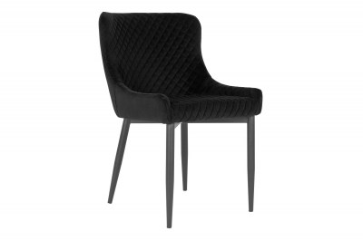 Design szék Lapid fekete bársony