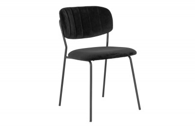 Design szék Rosalie fekete