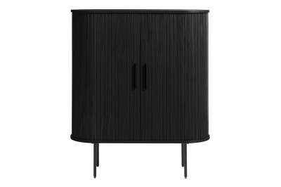 Design szekrény Vasiliy 118 cm fekete tölgy