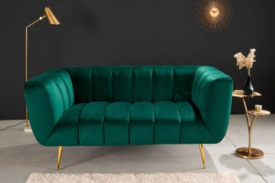 Design ülőgarnitúra Nikolai 165 cm smaragdzöld