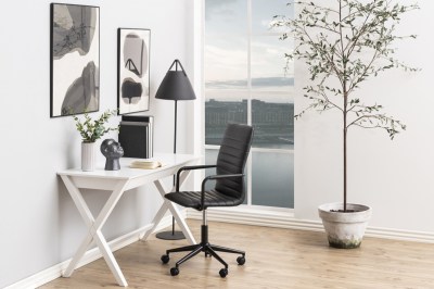 Stílusos íróasztal Naroa 120 cm - fehér