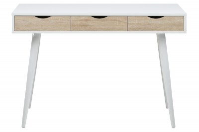 Stílusos íróasztal Nature 110 cm fehér tölgy 