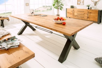 Design étkezőasztal Thunder 240 cm vad tölgy