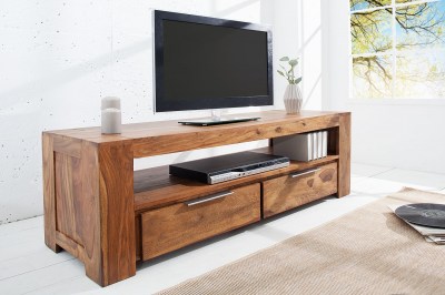 Luxus TV asztal Elegant masszív fából 135 cm 