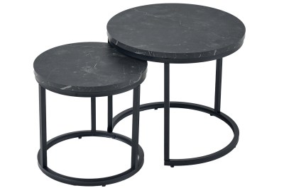kerek-oldalso-asztal-szett-latrisha-fekete-marvany-utanzata-2-reszes-3