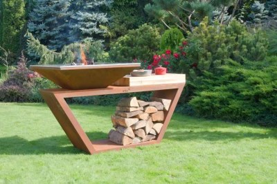 Kerti grill G4 - corten