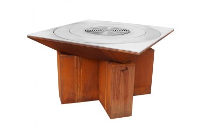 Kerti grill XXL - corten