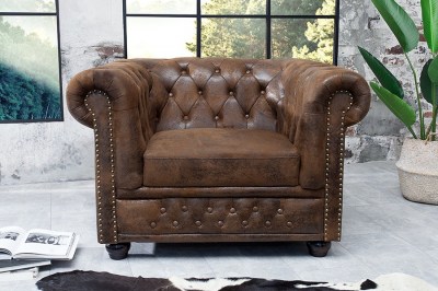 Luxus vintage fotel Chesterfield