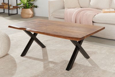 Stílusos dohányzóasztal Massive X 118 cm akácia honey