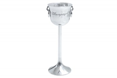 Dizajnový chladič šampanského Champagne 75 cm / strieborná