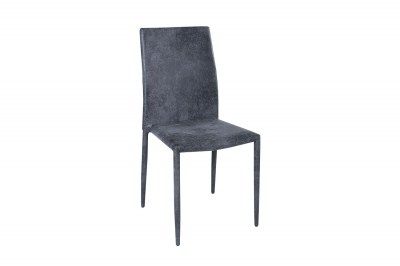 Dizajnová stolička Martino / tmavo sivá - antik