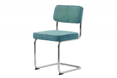 Stílusos szánkótalpas szék Denise kék