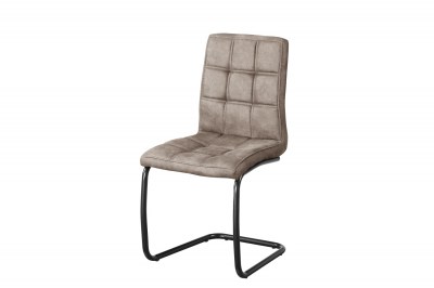 Szánkótalpas szék Modern vintage taupe